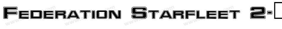 Federation Starfleet 2字体转换